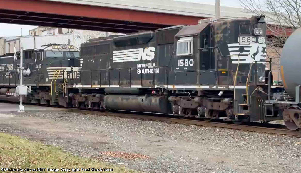 NS 1580 is headed to TVRM.